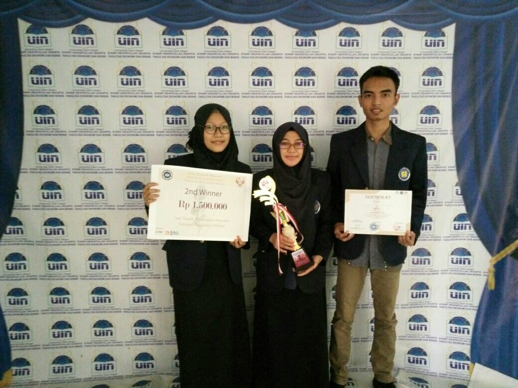 [:id]Mahasiswa FEB Juara 2 Dalam “National Economic Debate” UIN Jakarta[:]